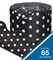 Carson Dellosa 65Ft of Black and White Bulletin Board Borders, 1 Roll of Scalloped Trim With Polka Dots for Rolling Whiteboard, Cork and Posterboard, Party, Office Decorations, and Classroom Decor